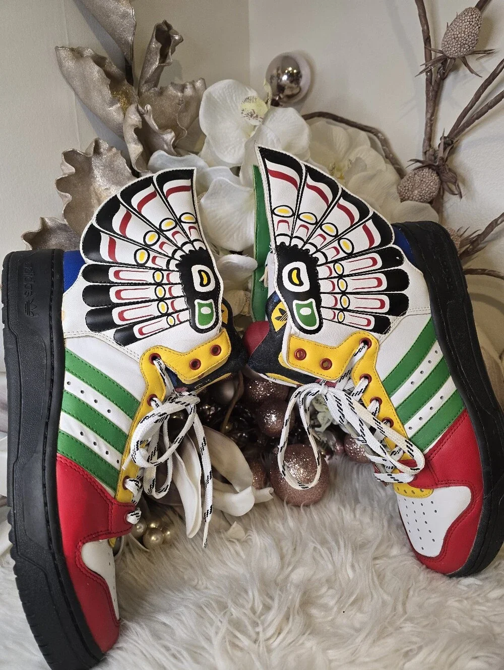 Jeremy Scott x adidas Eagle Wing Totem mens shoes size9.5